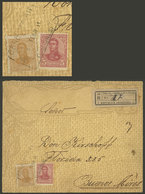 ARGENTINA: 28/FE/1911 CONCEPCIÓN DE LA SIERRA (Misiones) - Buenos Aires, Registered Cover Franked With Stamps Of San Mar - Préphilatélie