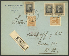 ARGENTINA: 15/MAY/1911 La Plata - Buenos Aires, Registered Cover With Mixed Postage Of 17c., 3x 5c. Sarmiento + 1x 1c. S - Voorfilatelie