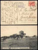 ARGENTINA: Rare Postcard With View Of Railway Station Of Villa Mercedes (San Luis), Sent To Lomas De Zamora On 30/AP/191 - Voorfilatelie