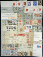 ARGENTINA: 25 Covers (one Is A Front) And Postal Stationeries Used Mainly In The 1930s/40s With Attractive Frankings, Ve - Voorfilatelie