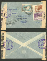 ARGENTINA: 30/JUL/1940 Buenos Aires - France (ZONE OCCUPIED BY GERMANY), Airmail Cover Franked With 1.70P. Sent To Biarr - Voorfilatelie