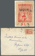 ARGENTINA: Cover Used In Buenos Aires In JA/1950 Franked With A REVENUE STAMP Of 1P., Without Postage Dues. NOTE: Covers - Voorfilatelie