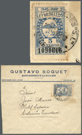 ARGENTINA: Cover Sent Fom Villa Mercedes (San Luis) To Estación Trinidad On 16/SE/1961, Franked With A Provincial REVENU - Préphilatélie