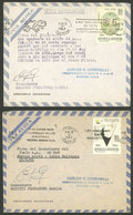 ARGENTINA: 2 "Souvenir" Covers Of OPERATION CONDOR Which Occurred On 28/SE/1966 When An Aerolíneas Argentinas Aircraft W - Prefilatelia