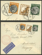 AUSTRIA: 28/JA/1939 Wien - Uruguay, Airmail Cover Franked With German Stamps (1.75Mk.), Sent By DLH, With Montevideo Arr - Otros & Sin Clasificación