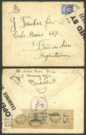 AUSTRIA: 10/AP/1940 Wien - Argentina, Cover Franked With Germany Stamp Of 25Pf., Double Censor Label Nazi + Allied, Inte - Sonstige & Ohne Zuordnung