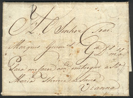 BRAZIL: Entire Letter Dated Rio De Janeiro 10/MAY/1818 To VIANNA, Very Interesting Text And Inscriptions, VF Quality! - Altri & Non Classificati