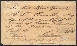 BRAZIL: Registered Cover (opened On 3 Sides, The Front Almost Detached) Sent From MACEIÓ To USA On 25/MAR/1892 With ECCL - Otros & Sin Clasificación