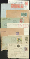 BRAZIL: 9 Covers And Cards Posted Between 1906 And 1946, With Interesting Postages And Postal Marks, Some Of VF Quality, - Altri & Non Classificati