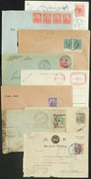 BRAZIL: 9 Covers And Cards Posted Between 1906 And 1946, With Interesting Postages And Postal Marks, Some Of VF Quality, - Autres & Non Classés