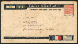 BRAZIL: 5/FE/1925 Rio De Janeiro - Salvador: Experimental Flight Of LATÉCOERE Airlines, Special Cover With Arrival Backs - Autres & Non Classés