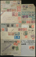 BRAZIL: 12 Covers Flown Between 1930 And 1937, Including Some With Very Nice Postages, First Flights, Special Flights, E - Lettres & Documents