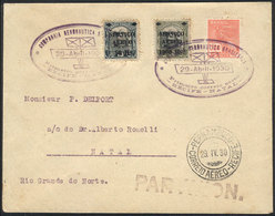 BRAZIL: 29/AP/1930 First Flight Recife - Natal, Via C.A.B., Very Fine Quality! - Autres & Non Classés