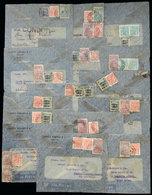 BRAZIL: 58 Airmail Covers Used In 1931 And 1932, Interesting Lot For The Specialist! - Autres & Non Classés