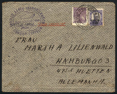 BRAZIL: Cover Flown Via ZEPPELIN, Sent From Rio To Germany On 29/SE/1932 Franked With 4,200Rs., With Special Handstamp O - Autres & Non Classés