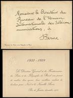 BRAZIL: Official Envelope Of The Post Sent To The General Director Of The UPU In DE/1933, Containing A New Year Greeting - Autres & Non Classés