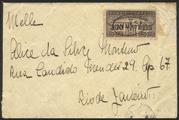 BRAZIL: Cover (original Letter Included) Sent From Sao Paulo To Rio On 8/AU/1937, Franked By RHM.C-105 ALONE And Postmar - Autres & Non Classés