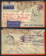 BRAZIL: Cover Sent By Airmail From Sao Paulo To Germany Via Air France On 12/SE/1937. The Addressee Could Not Be Found,  - Lettres & Documents