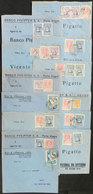 BRAZIL: 13 Covers (some Registered) Posted Between 1940 And 1942, All With Interesting Postages Of Commemorative Stamps, - Autres & Non Classés