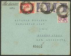 BRAZIL: 12/NO/1940 Pernambuco - Argentina, Airmail Cover With Nice Commemorative Postage, And Buenos Aires Arrival Backs - Autres & Non Classés