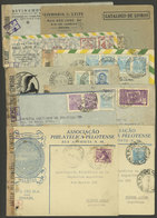 BRAZIL: CENSOR: 9 Covers Sent To Argentina In 1943/4, All Censored, Very Nice Group! - Autres & Non Classés