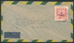 BRAZIL: Airmail Cover Sent From Recife To Rio On 9/MAR/1944 Franked With 1.20Cr., Cancelled "CORREIO AEREO NACIONAL", VF - Autres & Non Classés