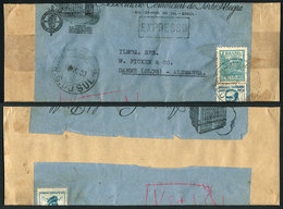 BRAZIL: Wrapper For Printed Matter Sent From Porto Alegre To Germany On 12/OC/1950, With Mixed Postage In 2 Different Cu - Autres & Non Classés