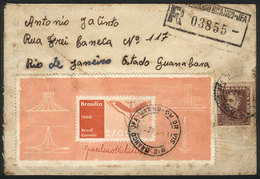 BRAZIL: Registered Cover Sent From Rio Branco To Rio De Janeiro On 19/MAR/1962, Nice Postage! - Autres & Non Classés