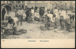 BRAZIL: Street Greengrocers Of Rio De Janeiro, Ed. Ribeiro, Circa 1905, VF Quality - Autres & Non Classés