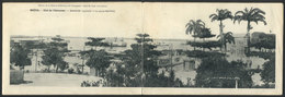 BRAZIL: MANAOS: DOUBLE Postcard With View Of "La Place Matriz", Ed.Mission Bresilienne De Propagande, Reinforced In The  - Sonstige & Ohne Zuordnung