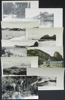 BRAZIL: RIO DE JANEIRO: Lot Of 9 Old Postcards With Nice And Varied Views, Almost All Unused, VF Quality - Autres & Non Classés