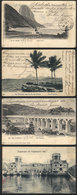 BRAZIL: Lot Of 8 Old Postcards With Views Of RIO DE JANEIRO, Several With Defects - Autres & Non Classés