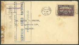 CUBA: 30/OC/1930 Havana - Holguin, First Flight Cover With Arrival Backstamp, Small Defects, Scarce! - Altri & Non Classificati