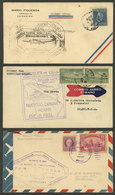 CUBA: 1931 To 1935, 3 First Flights, Covers With Nice Special Handstamps, One With Defect, Low Start! - Otros & Sin Clasificación