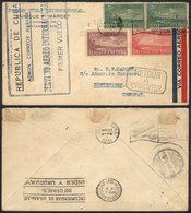 CUBA: 2/MAR/1931 First Flight Havana - Montevideo (Uruguay) And Return (see Cancels On Reverse, Arrival Back To Havana O - Altri & Non Classificati