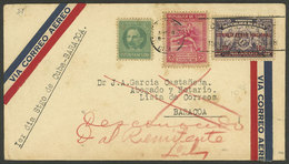 CUBA: 6/AP/1931 First Flight Santiago - Baracoa, Cover Of Fine Quality With Arrival Backstamp And Returned To Sender, Ra - Sonstige & Ohne Zuordnung