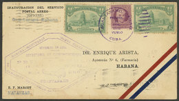 CUBA: 15/FE/1932 First Flight Guantánamo - Havana, Cover Of Fine Quality With Arrival Backstamp! - Altri & Non Classificati