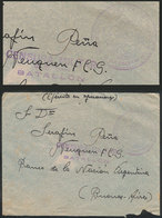 SPAIN: CIVIL WAR: Cover Sent With Military Postal Franchise By A Soldier Of The "Toledo Infantry Regiment, 164th Battali - Altri & Non Classificati