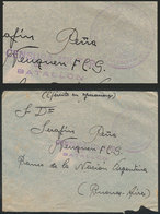 SPAIN: CIVIL WAR: Cover Sent With Military Postal Franchise By A Soldier Of The "Toledo Infantry Regiment, 164th Battali - Sonstige & Ohne Zuordnung