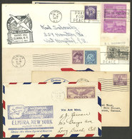 UNITED STATES: GLIDER FLIGHTS: 6 Covers Flown Between 1931 And 1959, Very Nice! - Storia Postale