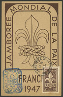 FRANCE: Yv.787, 1947 World Jamboree Of Peace On Maximum Card, VF Quality! - Autres & Non Classés