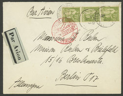 FRANCE: 18/SE/1934 Paris - Germany, Airmail Cover Sent By DLH Franked With 2.25Fr., With Berlin Arrival Backstamp For 19 - Sonstige & Ohne Zuordnung