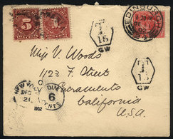 GREAT BRITAIN: Cover Sent From Edinburgh To USA On 11/DE/1902 Franked With 1p. Postage That Was Insufficient, With Due M - Autres & Non Classés