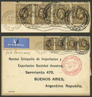 GREAT BRITAIN: 16/MAR/1937 London - Argentina, Cover Franked With Stamps With "M Y C." PERFIN (Mitsui & Co. Ltd.) Sent B - Otros & Sin Clasificación