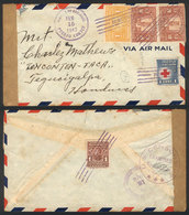 HONDURAS: Airmail Cover Sent From Puerto Cortes To Tegucigalpa On 15/FE/1943. - Honduras