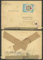 HUNGARY: OFFICIAL SEAL: Cover Sent From Budapest To Argentina On 26/OC/1949, It Was Received Damaged In Buenos Aires And - Altri & Non Classificati