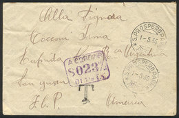 ITALY: Cover Sent Without Postage From S. Prospero To San Juan (Argentina) On 1/MAY/1935, With Interesting POSTAGE DUE M - Non Classés