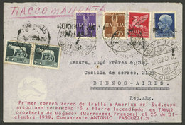 ITALY: 21/DE/1939 Roma - Rio - Buenos Aires, LATI First Flight To South America, Cover Of VF Quality With Special Handst - Ohne Zuordnung