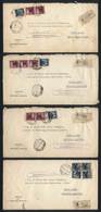 ITALY: 4 DIPLOMATIC Covers Sent By Registered Mail To Argentina In 1946, Very Interesting! - Non Classés