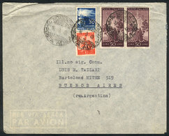 ITALY: Airmail Cover Franked With 140L., Sent From Nomentano To Argentina On 16/MAR/1948, VF! - Non Classificati